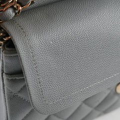 Chanel Classic Small Caviar Flap Grey 29 Series Chanel Classic Small Caviar Flap Grey 29 Series