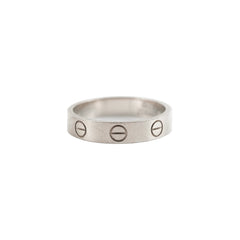 Cartier Love Wedding Band Size 50 White Gold