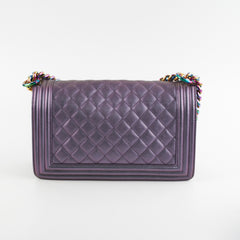 Chanel Old Mermaid Medium Boy Iridescent Boy Bag Chanel Old Mermaid Medium Boy Iridescent Boy Bag