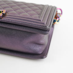 Chanel Old Mermaid Medium Boy Iridescent Boy Bag Chanel Old Mermaid Medium Boy Iridescent Boy Bag