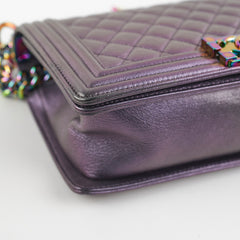 Chanel Old Mermaid Medium Boy Iridescent Boy Bag Chanel Old Mermaid Medium Boy Iridescent Boy Bag