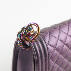 Chanel Old Mermaid Medium Boy Iridescent Boy Bag Chanel Old Mermaid Medium Boy Iridescent Boy Bag