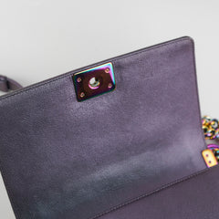 Chanel Old Mermaid Medium Boy Iridescent Boy Bag Chanel Old Mermaid Medium Boy Iridescent Boy Bag