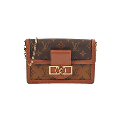 Louis Vuitton Dauphine Chain Wallet Monogram Bag Louis Vuitton Dauphine Chain Wallet Monogram Bag