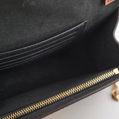 Louis Vuitton Dauphine Chain Wallet Monogram Bag Louis Vuitton Dauphine Chain Wallet Monogram Bag