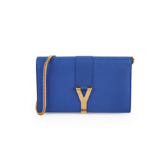 Saint Laurent Blue Ligne Y Clutch Saint Laurent Blue Ligne Y Clutch