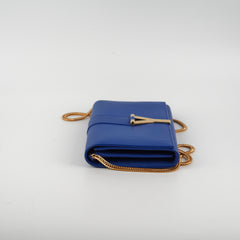 Saint Laurent Blue Ligne Y Clutch Saint Laurent Blue Ligne Y Clutch