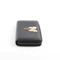 Gucci Butterfly Long Wallet Black Gucci Butterfly Long Wallet Black