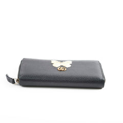 Gucci Butterfly Long Wallet Black Gucci Butterfly Long Wallet Black