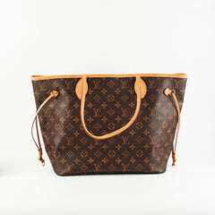 Louis Vuitton Neverfull MM Monogram Shoulder Bag Louis Vuitton Neverfull MM Monogram Shoulder Bag