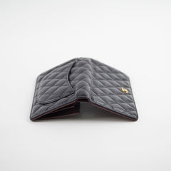Chanel Caviar Long Fold Wallet Black Chanel Caviar Long Fold Wallet Black