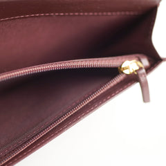 Chanel Caviar Long Fold Wallet Black Chanel Caviar Long Fold Wallet Black