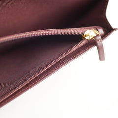 Chanel Caviar Long Fold Wallet Black Chanel Caviar Long Fold Wallet Black