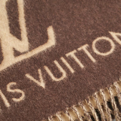 Louis Vuitton Beige/Brown Cashmere Scarf