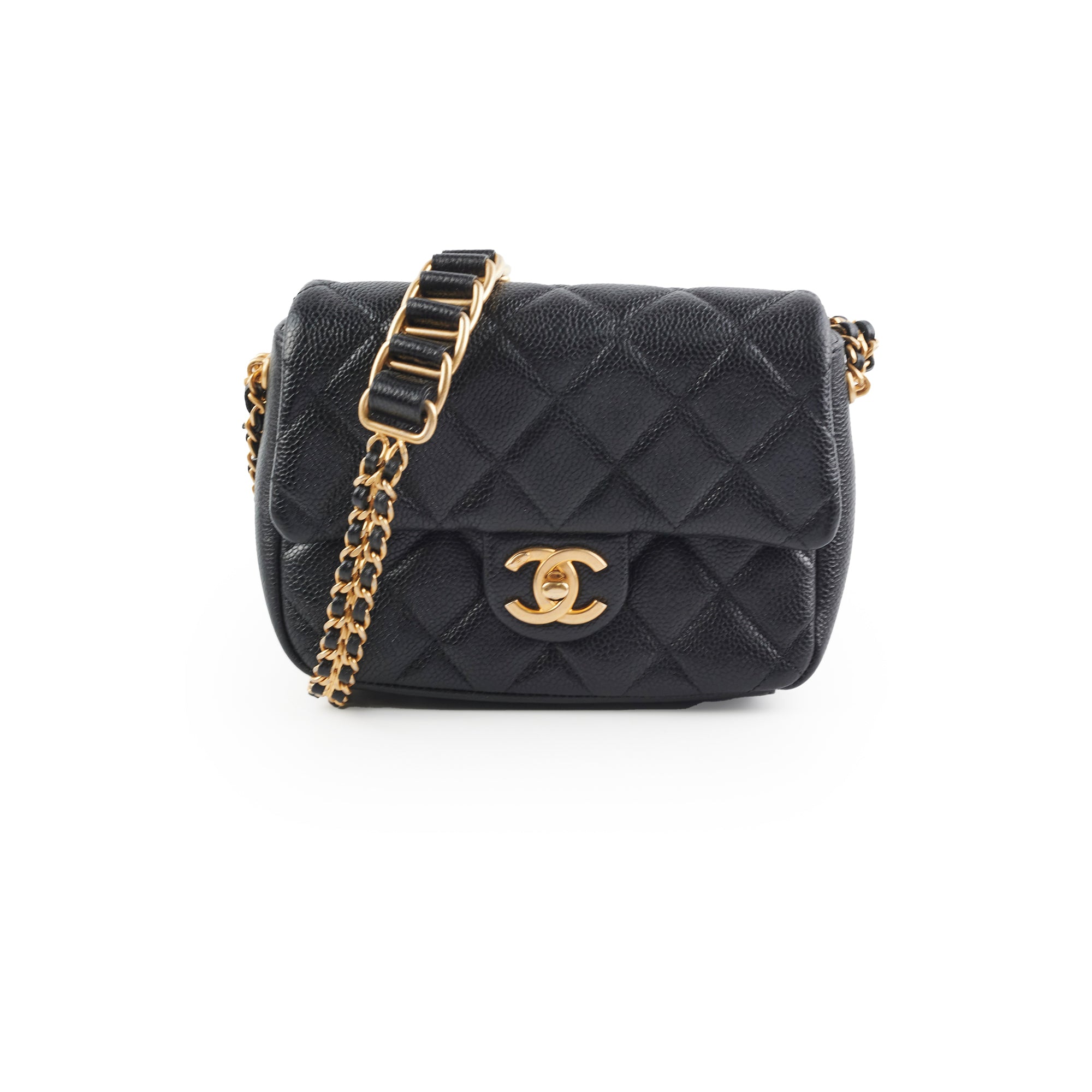Chanel Caviar Matelasse Mini Bag Black - Main Image