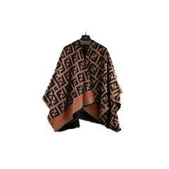 Fendi Monogram Poncho Brown Fendi Monogram Poncho Brown