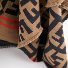 Fendi Monogram Poncho Brown Fendi Monogram Poncho Brown