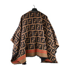 Fendi Monogram Poncho Brown Fendi Monogram Poncho Brown