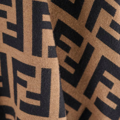 Fendi Monogram Poncho Brown Fendi Monogram Poncho Brown