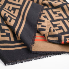 Fendi Monogram Poncho Brown Fendi Monogram Poncho Brown