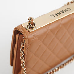 Chanel Trendy CC Wallet on Chain WOC Caramel 28 Series Chanel Trendy CC Wallet on Chain WOC Caramel 28 Series
