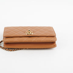 Chanel Trendy CC Wallet on Chain WOC Caramel 28 Series Chanel Trendy CC Wallet on Chain WOC Caramel 28 Series