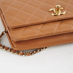 Chanel Trendy CC Wallet on Chain WOC Caramel 28 Series Chanel Trendy CC Wallet on Chain WOC Caramel 28 Series