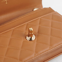 Chanel Trendy CC Wallet on Chain WOC Caramel 28 Series Chanel Trendy CC Wallet on Chain WOC Caramel 28 Series