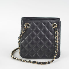 Chanel 22S Mini Bucket Bag Caviar Black Microchip 2023 Chanel 22S Mini Bucket Bag Caviar Black Microchip 2023