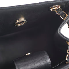 Chanel 22S Mini Bucket Bag Caviar Black Microchip 2023 Chanel 22S Mini Bucket Bag Caviar Black Microchip 2023