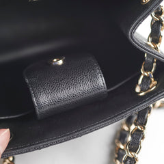 Chanel 22S Mini Bucket Bag Caviar Black Microchip 2023 Chanel 22S Mini Bucket Bag Caviar Black Microchip 2023