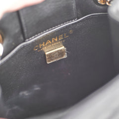 Chanel 22S Mini Bucket Bag Caviar Black Microchip 2023 Chanel 22S Mini Bucket Bag Caviar Black Microchip 2023