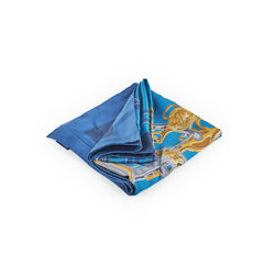 Hermes Dark Blue 90cm Square Scarf Hermes Dark Blue 90cm Square Scarf