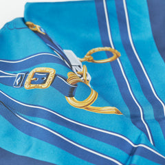 Hermes Dark Blue 90cm Square Scarf Hermes Dark Blue 90cm Square Scarf
