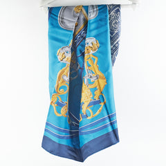 Hermes Dark Blue 90cm Square Scarf Hermes Dark Blue 90cm Square Scarf