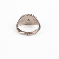 Gucci GG Ruthenium Silver Ring 14.5mm