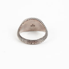 Gucci GG Ruthenium Silver Ring 14.5mm