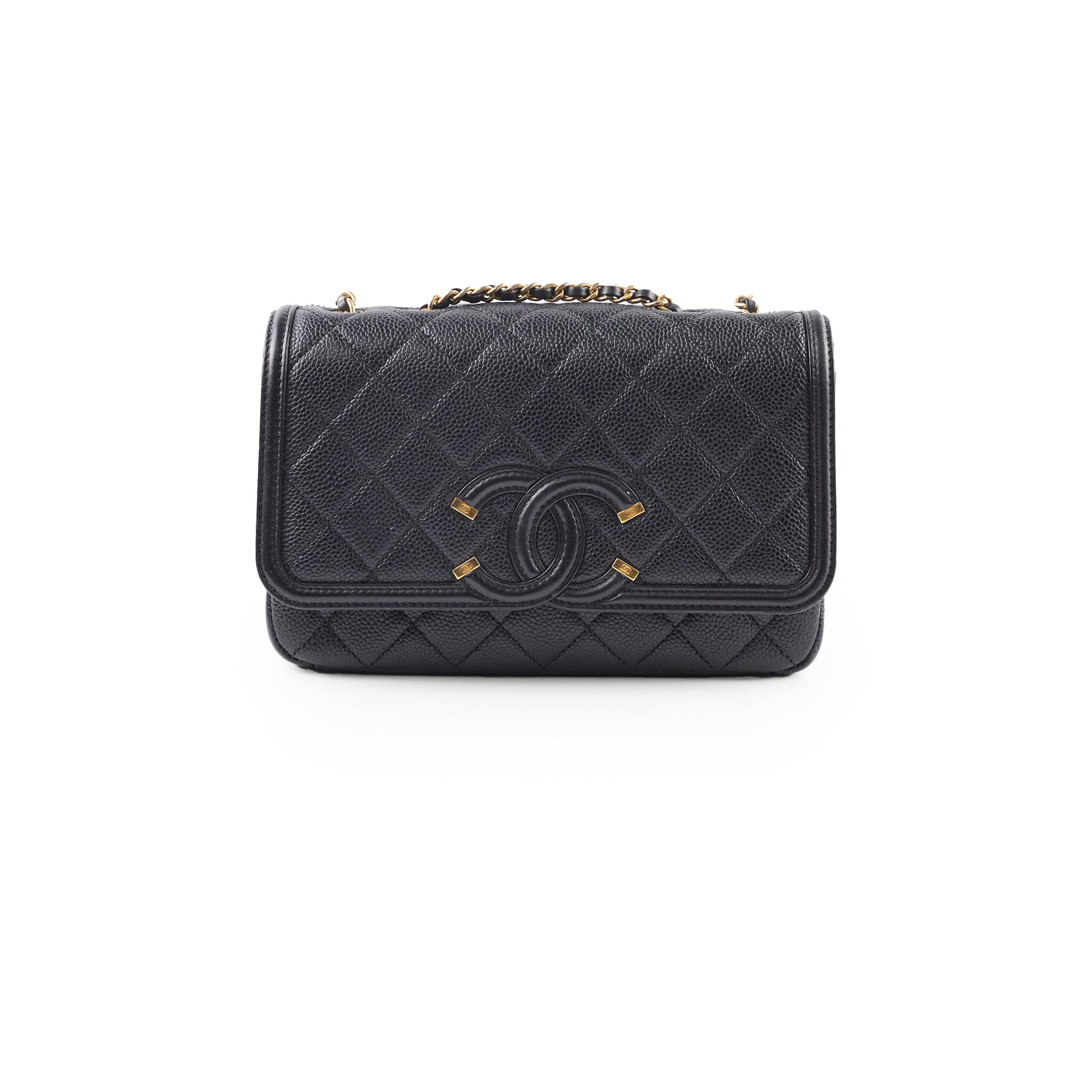 Chanel Small Filigree Flap Bag Black Caviar – THE PURSE AFFAIR