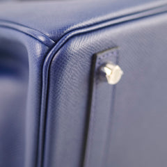 Hermes Birkin 30 Navy Epsom T Stamp Hermes Birkin 30 Navy Epsom T Stamp