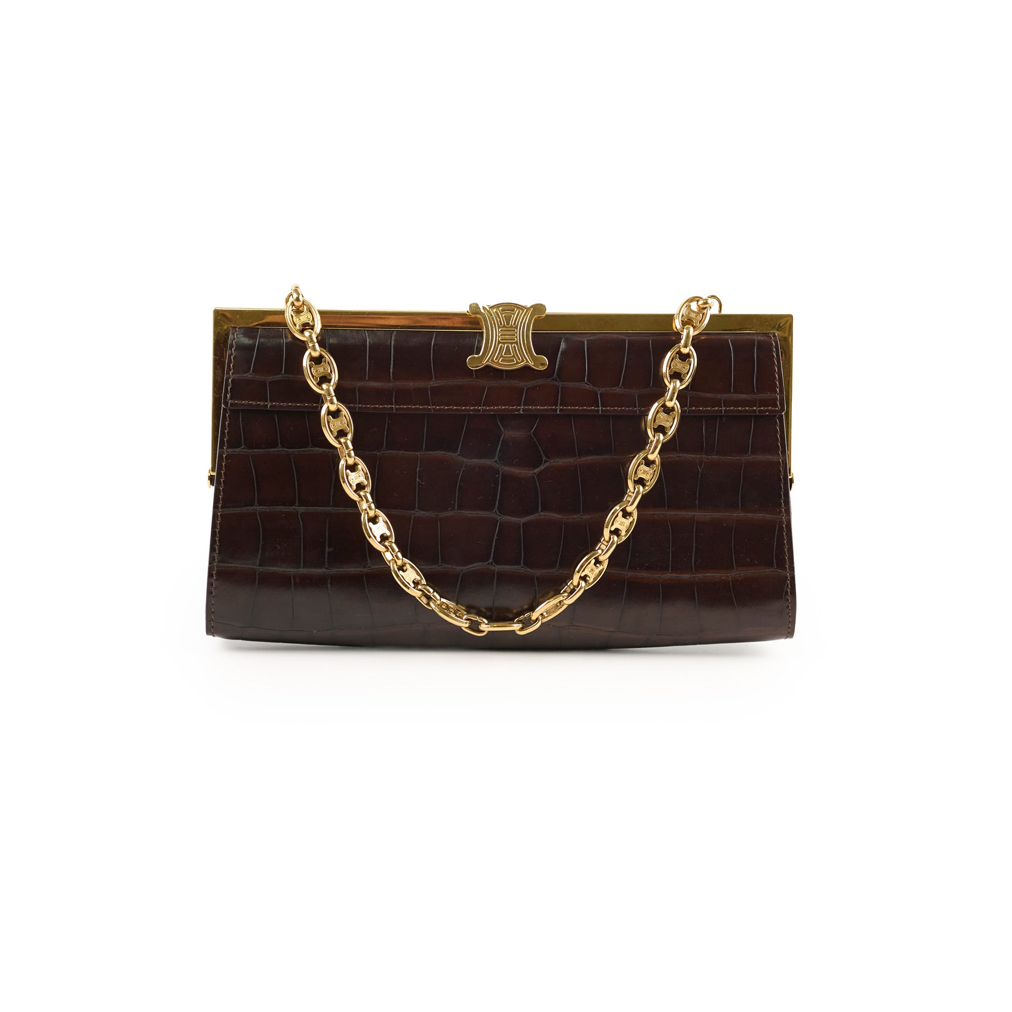 Celine Vintage Triomphe Shoulder Bag – THE PURSE AFFAIR