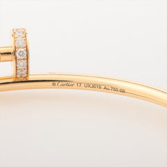 Cartier Juste un Clou Small Model diamond Bracelet Size 17 Cartier Juste un Clou Small Model diamond Bracelet Size 17