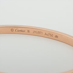 Cartier Love SM 6 Diamond Bracelet Rose Gold 16 Cartier Love SM 6 Diamond Bracelet Rose Gold 16