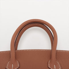 ITEM 33 - Hermes Birkin 25 Togo Gold - R Square ITEM 33 - Hermes Birkin 25 Togo Gold - R Square