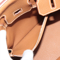 ITEM 33 - Hermes Birkin 25 Togo Gold - R Square ITEM 33 - Hermes Birkin 25 Togo Gold - R Square
