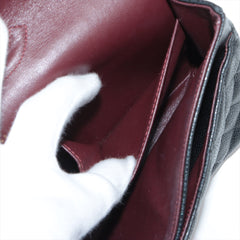 Chanel Classic Flap M/L Medium/Large Caviar Black Bag 15 series Chanel Classic Flap M/L Medium/Large Caviar Black Bag 15 series