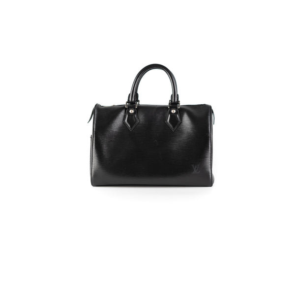 Louis Vuitton Speedy 30 Black Epi Handbag