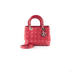 Dior Medium Lady Dior Bag Red
