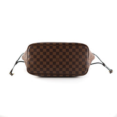 Louis Vuitton Neverfull MM Damier Ebene Bag With Pouch Louis Vuitton Neverfull MM Damier Ebene Bag With Pouch