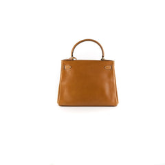 Hermes Kelly 28 Epsom Gold Bag - K Circle Stamp Hermes Kelly 28 Epsom Gold Bag - K Circle Stamp