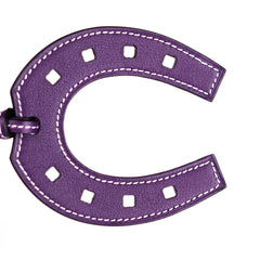 Hermes Horseshoe Bag Charm Purple Hermes Horseshoe Bag Charm Purple